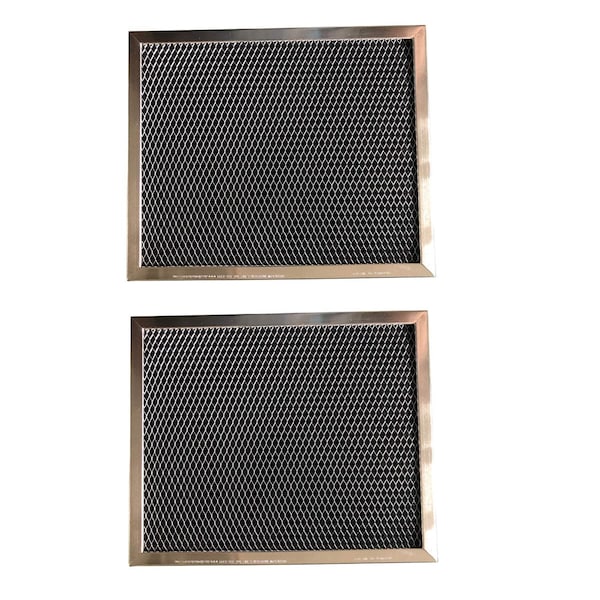 Activated Carbon Range Hood Filter - 8 x 9 1/2 x 5, PK2